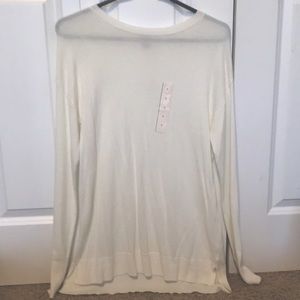 A New Day Women’s Medium Cream Colored Sweater